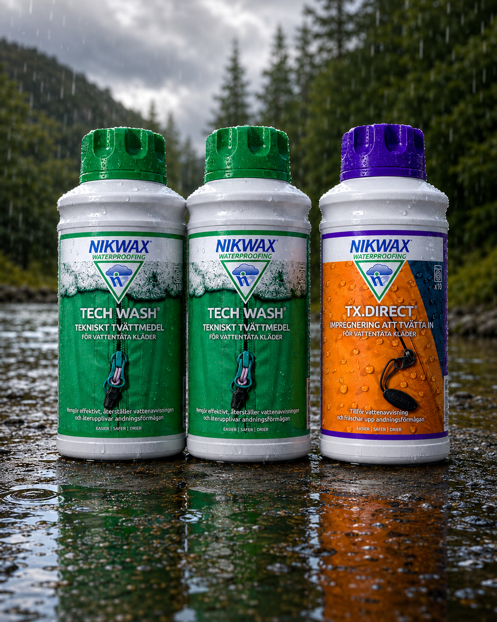Nikwax 2 st Tech Wash & 1 st Wash In (3L)
