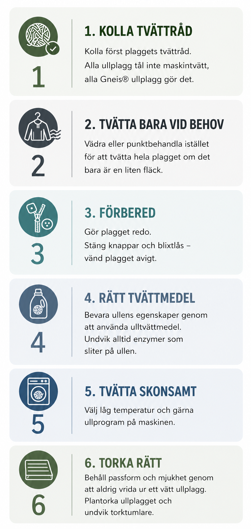 Skötselråd för Merino ulltröja